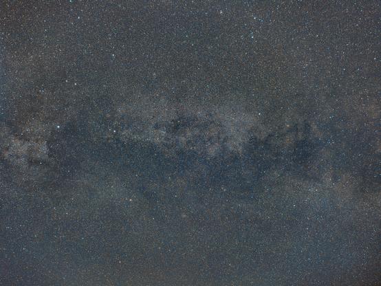 Cygnus constellation, galactic couds and lots of stars