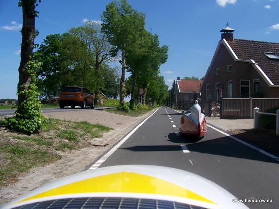 Lovely smooth new asphalt on a cycle-path.