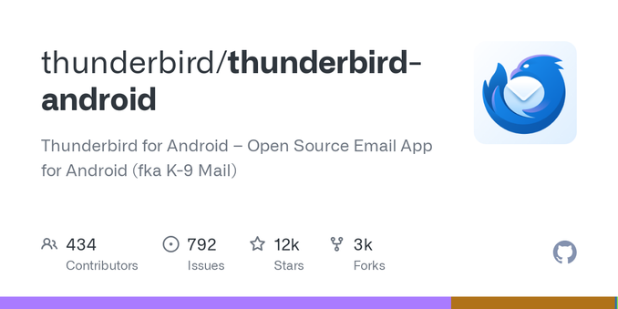 Thunderbird for Android – Open Source Email App for Android (fka K-9 Mail) - thunderbird/thunderbird-android