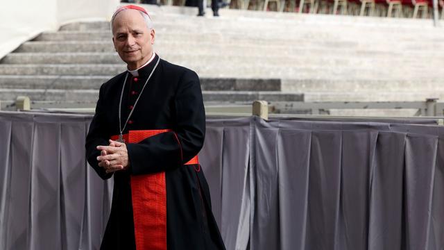 Pope Cardinal Robert Francis Prevost attends Francis' funeral.