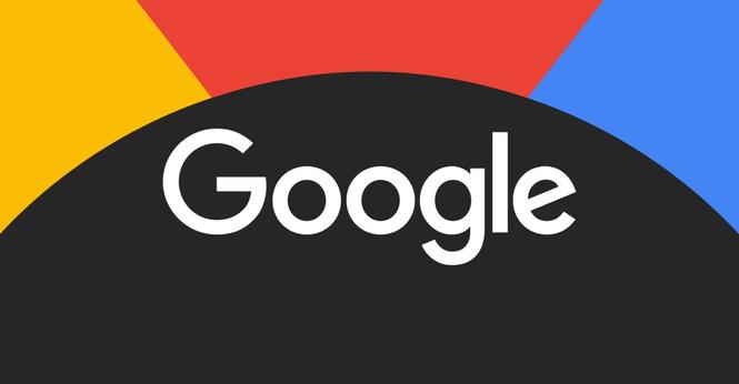 A Google logo on top of a colorful illustration.