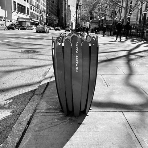 Meet the Bryant Park Litter Receptacle (tulipa carrum).