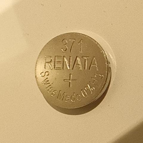Renata 371 battery. 