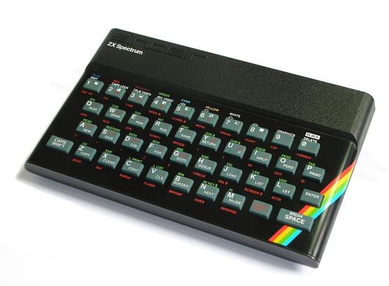 a zx spectrum computer.