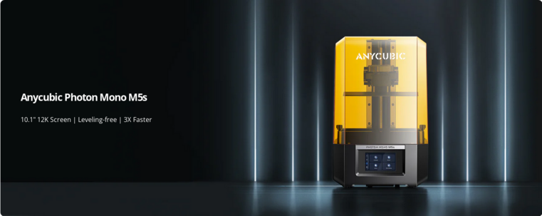 Advertising picture of the Anycubic Photon Mono M5s.