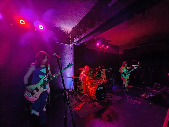 Shonen Knife performing at Centro Cultural BULA, Buenos Aires.