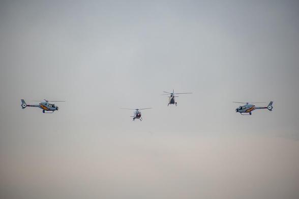 EC120 from Patrulla Aspa flying in formation