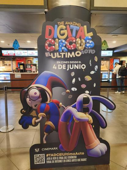 Billboard for "The Amazing Digital Circus"