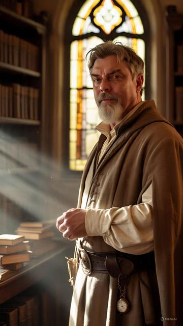 Lama AI rendering of me "as a historical figure."