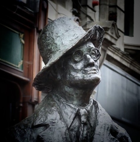 James Joyce statue in Dublin
