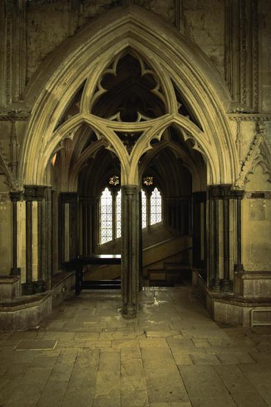 Double-arched doorway.